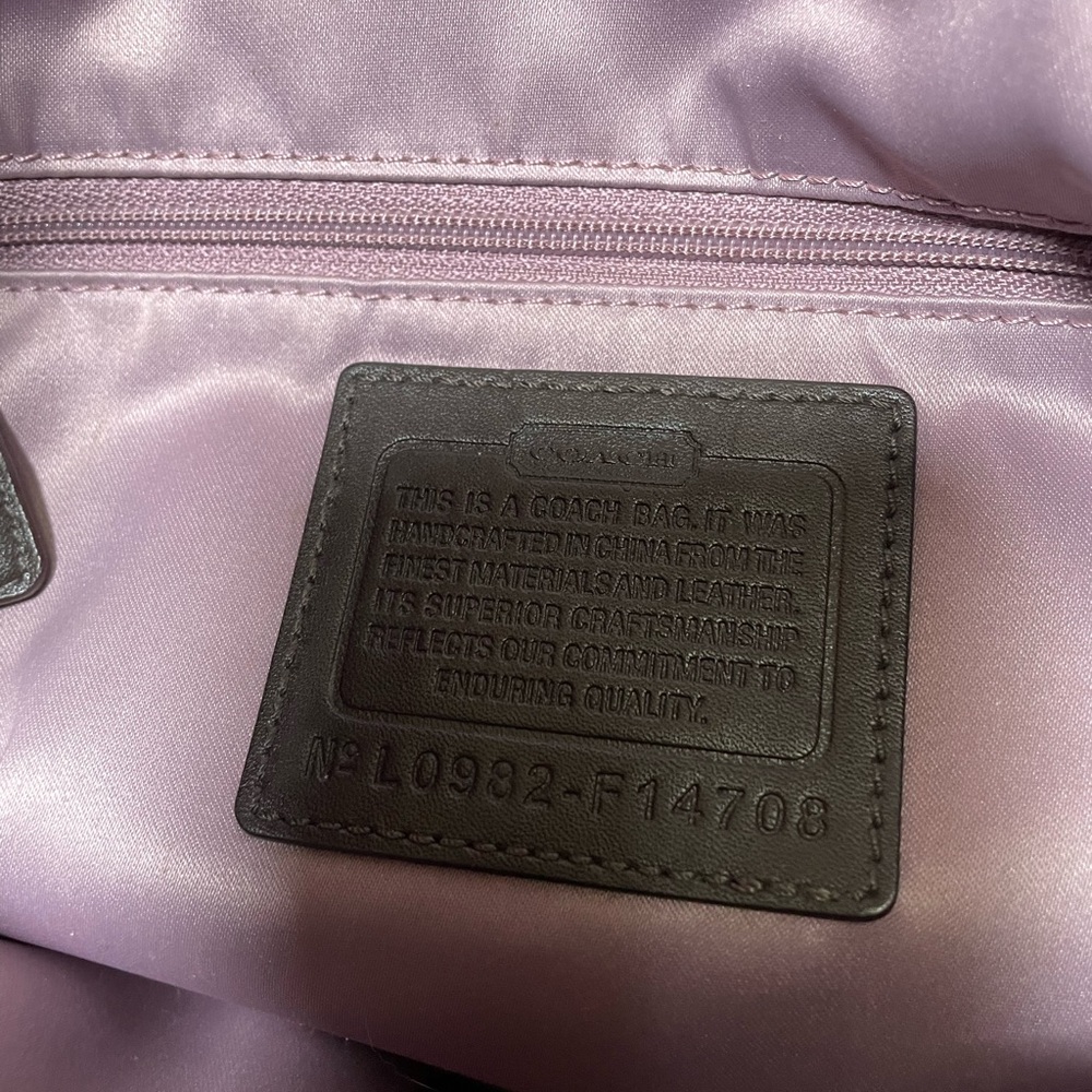 Coach Large Zoe Hobo Bag in Signature Jacquard WITH Crossbody Strap EUC ๐คฉ - Picture 10 of 17